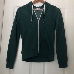 Classic Zip Up Hooded Jacket